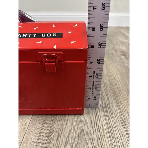 Vtg Snap-On Tools Party Box Poker Chips Set Deck Cards Dice Cribbage - Picture 3 of 11